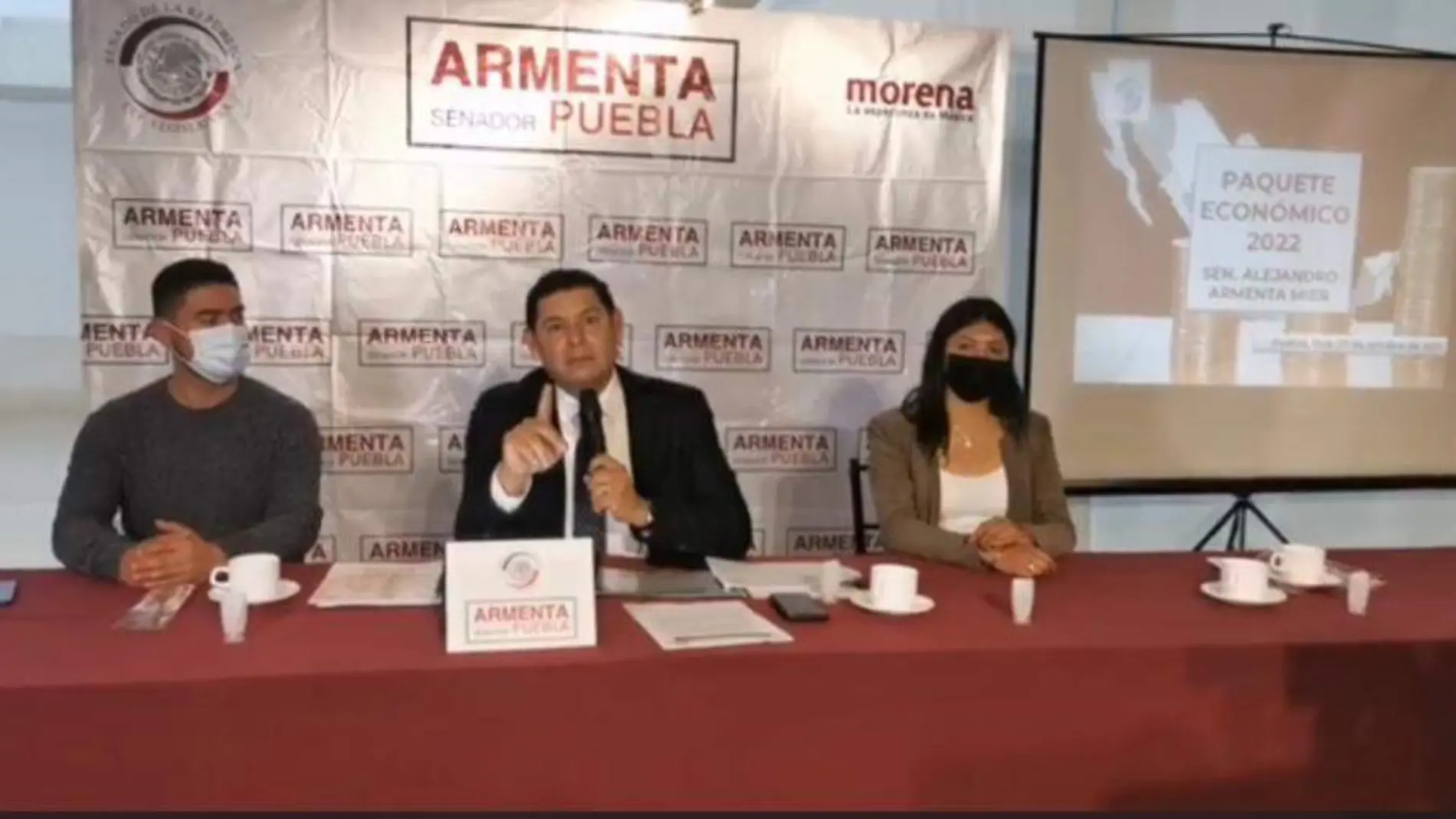 Alejandro Armenta defiende miscelanea fiscal